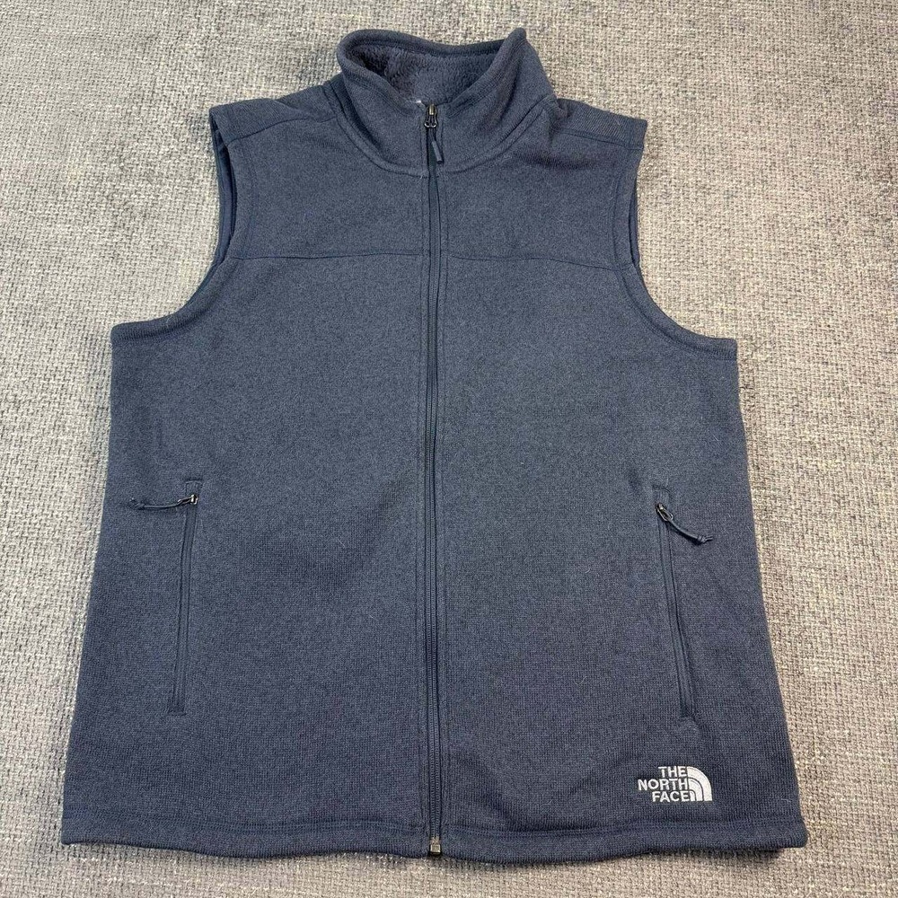 The North Face Gordon Lyons Fleece Vest Mens XL Navy Blue Full Zip Gorpcore